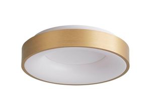 5900644311690 - Giulia - Moderne led Flush Deckenleuchte Gebürstetes Gold Warmweiß 3000K 2200lm - Italux