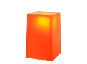 Image of Kabellose Akku-Tischleuchte gem 1 Resin uno LED-Lampe dimmbar 1 Watt 17,5x11,5 cm Amber - Neoz