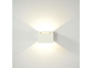 8435427136612 - Barcelona Led - quare LED-Wandleuchte 10W cob Farbe Weiß - Weiß