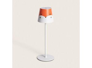 8445044113330 - Ledkia - LED-Tischlampe 3W Tragbar aus Metall mit wiederaufladbarem usb Akku Anisa Warmweiß Orange 8445044113330 - Ledkia - LED-Tischlampe 3W Tragbar aus Metall mit wiederaufladbarem usb Akku Anisa Warmweiß Orange