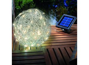 4260057866066 - - Solar Drahtkugel WireBall Dekoleuchte Solarlampe Leuchtkugel led 102112