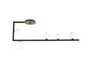 8021696273631 - Ideal Lux Lighting - Ideal Lux birds Globe Semi-Flush Light Schwarz