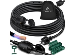 4255598301268 - KESSER® Verlängerungskabel mit Schutzkappe Outdoor - für Innenbereich Außenbereich - Verlängerung Stromkabel – 230 V IP44 - mit Schuko Stecker - Schutzkontakt Baustellenkabel Schutzkontaktstecker 4255598301268 - KESSER® Verlängerungskabel mit Schutzkappe Outdoor - für Innenbereich Außenbereich - Verlängerung Stromkabel – 230 V IP44 - mit Schuko Stecker - Schutzkontakt Baustellenkabel Schutzkontaktstecker
