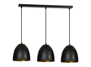 5901738890848 - 410-3 Hängeleuchte Lenox schwarz gold E27 L70cm B215cm H80cm dimmbar - Emibig Lighting