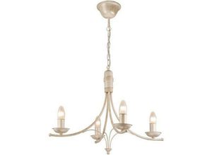 5907687422659 - Lamkur Lighting - Lamkur Luca Traditional Kronleuchter Weiß 4x E14