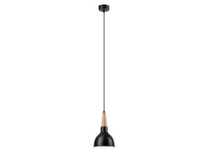 5907687436687 - Lamkur Lighting - Lamkur Francesca Dome Pendel-Deckenleuchten Schwarz 1x E27