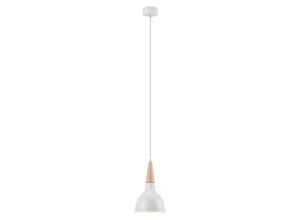 5907687436656 - Lamkur Lighting - Lamkur Francesca Dome Pendel-Deckenleuchten Weiß 1x E27