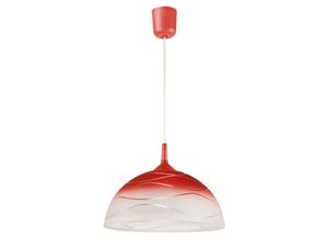 5907687428095 - Lamkur Lighting - Lamkur Kuppelpendel Rot 1x E27