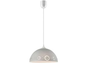 5907687431231 - Lamkur Lighting - Lamkur Dome Pendants Deckenleuchte Grau 1x E27