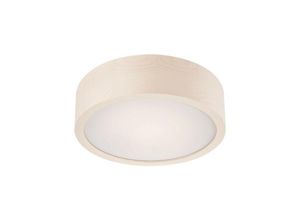 5907687426893 - Lamkur Lighting - Lamkur Round Zylindrische Deckenleuchte Weiß 1x E27