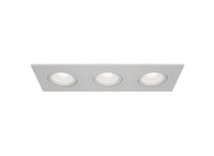 4251110064444 - Maytonilighting - Atom Einbau-Downlight Triple Square Weiß 3 Licht GU10