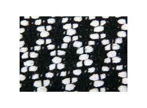 Image of Teppich Läufer Matte Unterlage Vorleger Fußabtreter, breite Auswahl an modernen Fleckerl- und Baumwollteppiche (120x180 cm / Hash) - Black&White