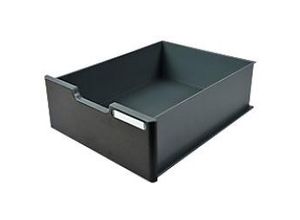 9002493422780 - ECOBlack Schubladenbox DIN A4+ Kunststoff Dunkelgrau 285 x 345 x 11 cm