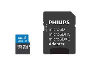 8720039511859 - Ultra Pro FM64MP65B - Flash-Speicherkarte (SD-Adapter inbegriffen) - 64 GB - A1   Video Class V30   UHS-I U3   Class10 - microSDXC