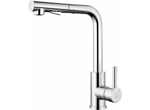 0768607947691 - Cecipa - Wasserhahn Küche Ausziehbar Hochdruck Küchenarmatur mit Brause Mischbatterie Küche mit 2 Strahlarten Einhebel Spültischarmatur Edelstahl 0768607947691 - Cecipa - Wasserhahn Küche Ausziehbar Hochdruck Küchenarmatur mit Brause Mischbatterie Küche mit 2 Strahlarten Einhebel Spültischarmatur Edelstahl