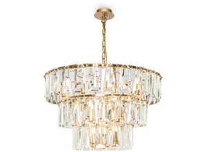 4251110084930 - Maytoni Lighting - Maytoni Puntes Moderne Puntes 3 Tier 18 Light Gold Pendelleuchte