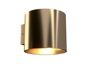 4251110097251 - Wandlampe Innenbereich Modern Zylinder 2 Lichter Rond Gold