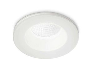 8021696252025 - Ideal Lux Lighting - Rundes Einbau-Downlight Weiß IP65 3000K 8W