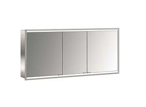 4018445141819 - Emco prime Unterputz-Lichtspiegelschrank 949706263 1400x730mm 3-türig aluminium spiegel