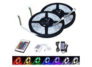 0962062004689 - Vingo - 5M led Streifen set  rgb led Stripe 5050 smd led Strip 30 LEDs led not wasserdicht(IP20) mit 24 Tasten Fernbedienung - rgb