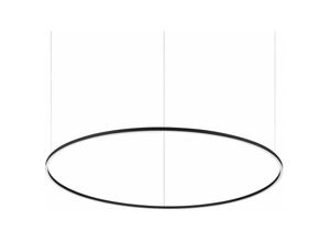 8021696285061 - Ideal Lux Lighting - Ideal Lux oracle Ringintegrierte LED-Pendel-Deckenleuchte Schwarz 150cm 3000K