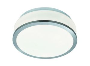 5013874395511 - Discs - Badezimmer Flush 2 Lichtdecke Satin Silber IP44 E27 - Searchlight