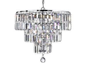 5053423021843 - Empire - 5 Light Chandelier Chrome Finish E14 - Searchlight