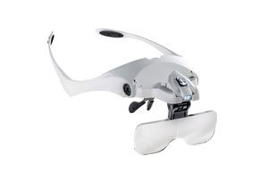 Image of Kraft Werkzeuge Brillenlupe mit LED Lupe Brille Sehhilfe