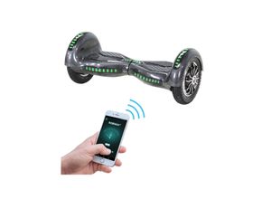 4056551045690 - W3 Hoverboard für Erwachsene und Kinder 10 Zoll Self-Balance-Scooter Bluetooth App 800 Watt (Carbon) 4056551045690 - W3 Hoverboard für Erwachsene und Kinder 10 Zoll Self-Balance-Scooter Bluetooth App 800 Watt (Carbon)