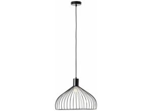 4004353390937 - Lampe Blacky Pendelleuchte 40cm schwarz matt 1x A60 E27 40W Kabel kürzbar   in der Höhe einstellbar - schwarz - Brilliant