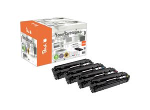 7640460541328 - HP 054 4 Toner (bk c m y) ersetzt Canon CRG-054 3024C002 3023C002 3022C002 3021C002 für zB Canon iSENSYS MF 642 Cdw (wiederaufbereitet)