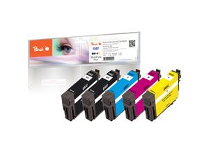 7640460540994 - E502 5 Druckerpatronen (2*bk c m y) ersetzt Epson No 502 für zB Epson Expression Home XP -5100 Epson Expression Home XP -5105 (wiederaufbereitet)