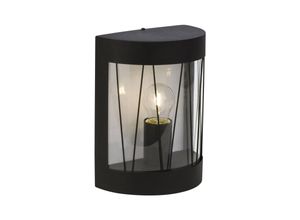 4004353256127 - BRILLIANT Lampe Reed Außenwandleuchte schwarz matt 1x A60 E27 40W geeignet für Normallampen (nicht enthalten) IP-Schutzart 44 - spritzwassergeschützt