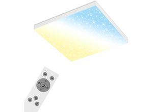 4002707409939 - CCT LED Panel BRILONER LEUCHTEN FRAMELESS S 24 W 2500 lm IP20 weiß Kunststoff-Metall Dimmbar CCT 45 x 45 x 69 cm