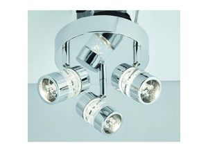 5053423011837 - Bubbles - led 3 Licht Badezimmer Deckenstrahler Chrom Bubble Effect IP44 - Searchlight