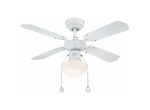 4895105610683 - - Deckenventilator Portland Ambiance Weiß mit Licht