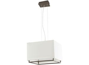 8421776088481 - Faro Barcelona - Faro Vesper-2 - 3 Licht Decke Anhänger Bar Braun Beige E27