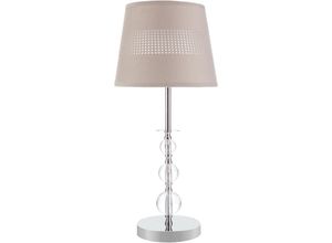 4251774931960 - Homcom - Tischlampe Nachttischlampe 54 cm Tischleuchte mit Stoff Schirm für Schlafzimmer Wohnzimmer Schreibtischlampe moderne Stil E27-Fassung 40 w