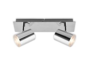 4002707409151 - - Badleuchte leuchten banyo 5 w IP44 chrom Metall-Kunststoff inkl 2x GU10 29 x 99 x 112 cm