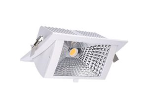 8435381433727 - Leds-c4 - downlight out square 409w 3000k cri 80 931º weiß ip20 3276lm