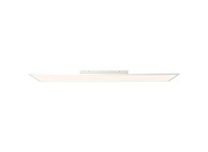 4004353314704 - Lampe Charla led Deckenaufbau-Paneel 120x30cm weiß warmweiß 1x 40W led integriert 4000lm 2700K Flächiges Licht für gleichmäßige Raumausleuchtung