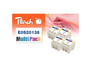 7640162839877 - E138 4-Pack Druckerpatrone (4*bk cy ma ye) ersetzt Epson S020138 für zB Epson Stylus Color 300