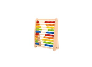 6972633370192 - Tooky Toy Kinder Holz-Rechenschieber TKC300A Abakus Zahlen lernen ab 18 Monaten bunt