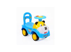 3800146241643 - Kinderauto Rutscher Laufhilfe Super Car lustiges Design Melodien Rückenlehne blau