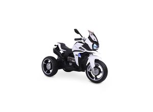 3800146213879 - Kinder Elektromotorrad Ontario R1600 Zündschlüssel Musikfunktion LED-Licht USB weiss