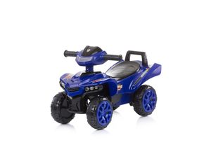 3800931044367 - Rutschauto Quad ATV Lenkrad Musikfunktion Stauraum unter dem Sitz blau