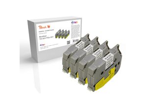7640366810030 - Schriftbandkassette kompatibel zu Brother TZ-221 TZe-221 Pack(4) Brother BR-TZ221