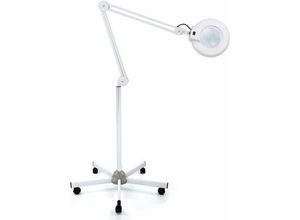 0738633566883 - Senderpick - 24W 120LEDs 8x Lupenlampe für Kosmetikstudio Lupenleuchte Standlupe Kaltlicht auf Stativ 5 Dioptrien