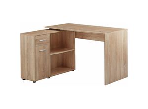 4250950296442 - Finebuy - Design Eckschreibtisch mit Regal 120 x 755 x 1065 cm Moderner Büro-Schreibtisch Computer-Tisch Arbeitszimmer Winkelschreibtisch Home