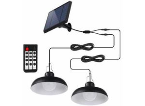 3666162002961 - lumisky 2er-Set LED-Solarleuchten Waren in Schwarz - Ø 18 cm 3666162002961 - lumisky 2er-Set LED-Solarleuchten Waren in Schwarz - Ø 18 cm